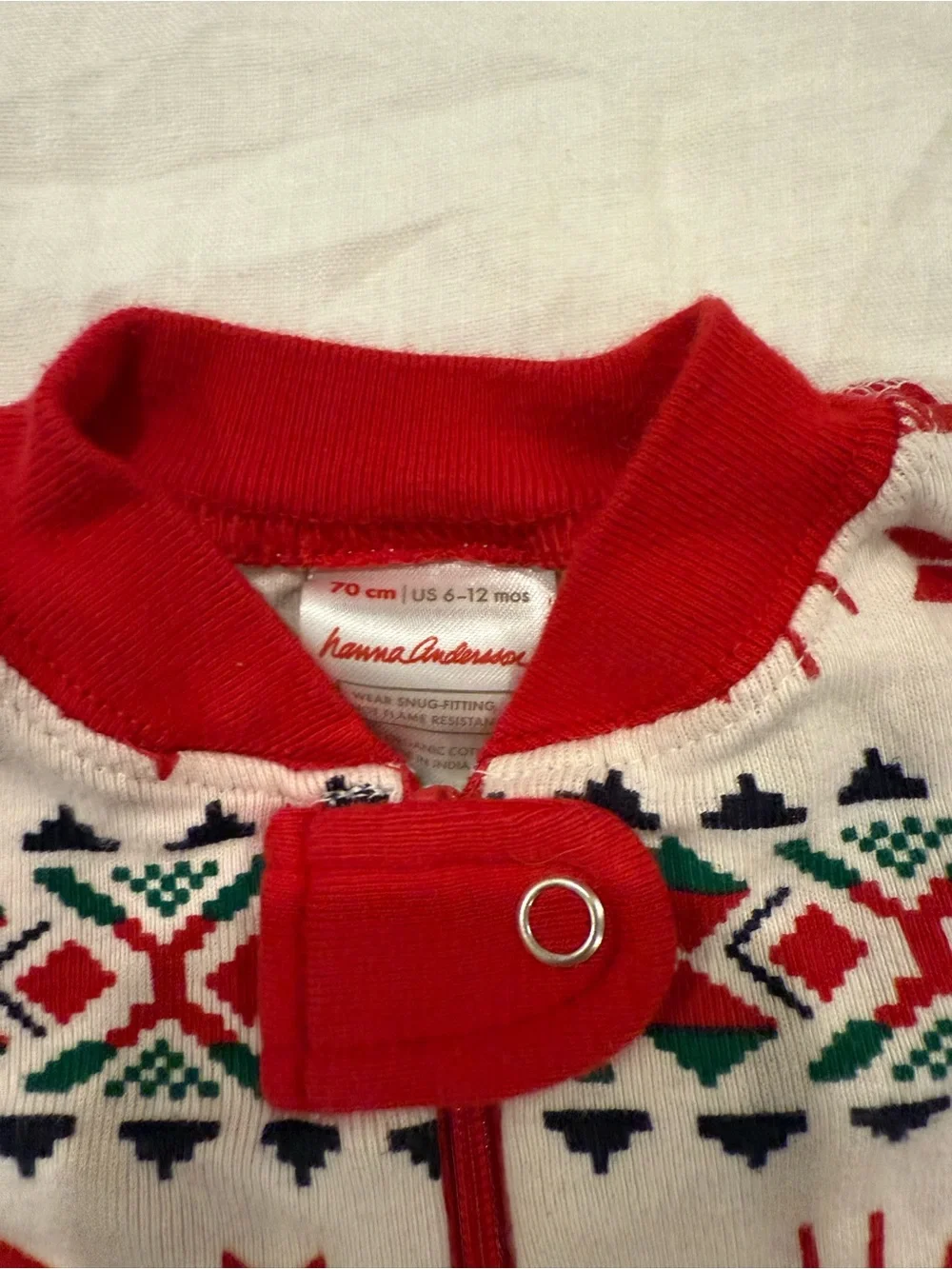 Hannah Anderson Holiday Pajama Bundle (two 6-12 months pajamas)